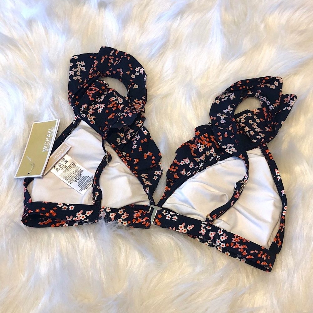 NEW Michael Kors Rose Pink Bloom Bikini Set 👙 - Picture 4 of 8